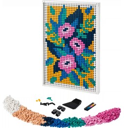 LEGO Art Flower Art 31207 Set and Ebook