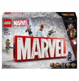 LEGO Marvel 76313 Logo cu minifigurine