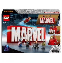 LEGO Marvel 76313 Logo cu minifigurine