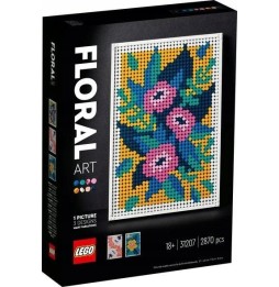 LEGO Art Sztuka kwiatowa 31207 Zestaw i Ebook