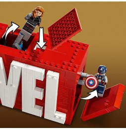 LEGO Marvel 76313 Logo cu minifigurine