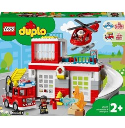 LEGO Duplo Remiza strażacka i helikopter 10970