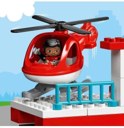 LEGO Duplo Remiza strażacka i helikopter 10970