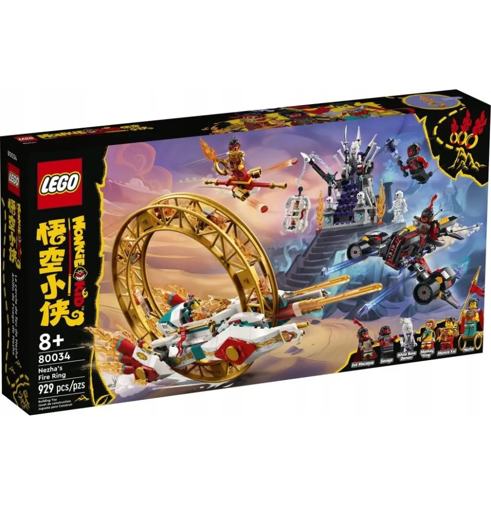 LEGO Monkie Kid Inelul Focului Nezha 80034