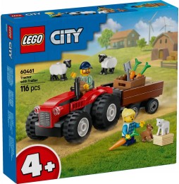 Klocki LEGO traktor z przyczepą