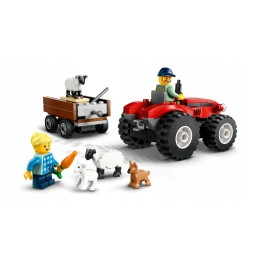 Klocki LEGO traktor z przyczepą