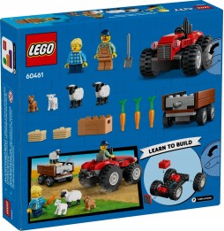 Klocki LEGO traktor z przyczepą