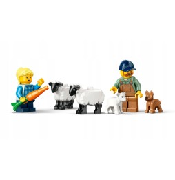 Klocki LEGO traktor z przyczepą