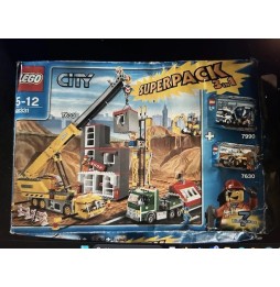 LEGO 7633 City Construction - 877 Pieces