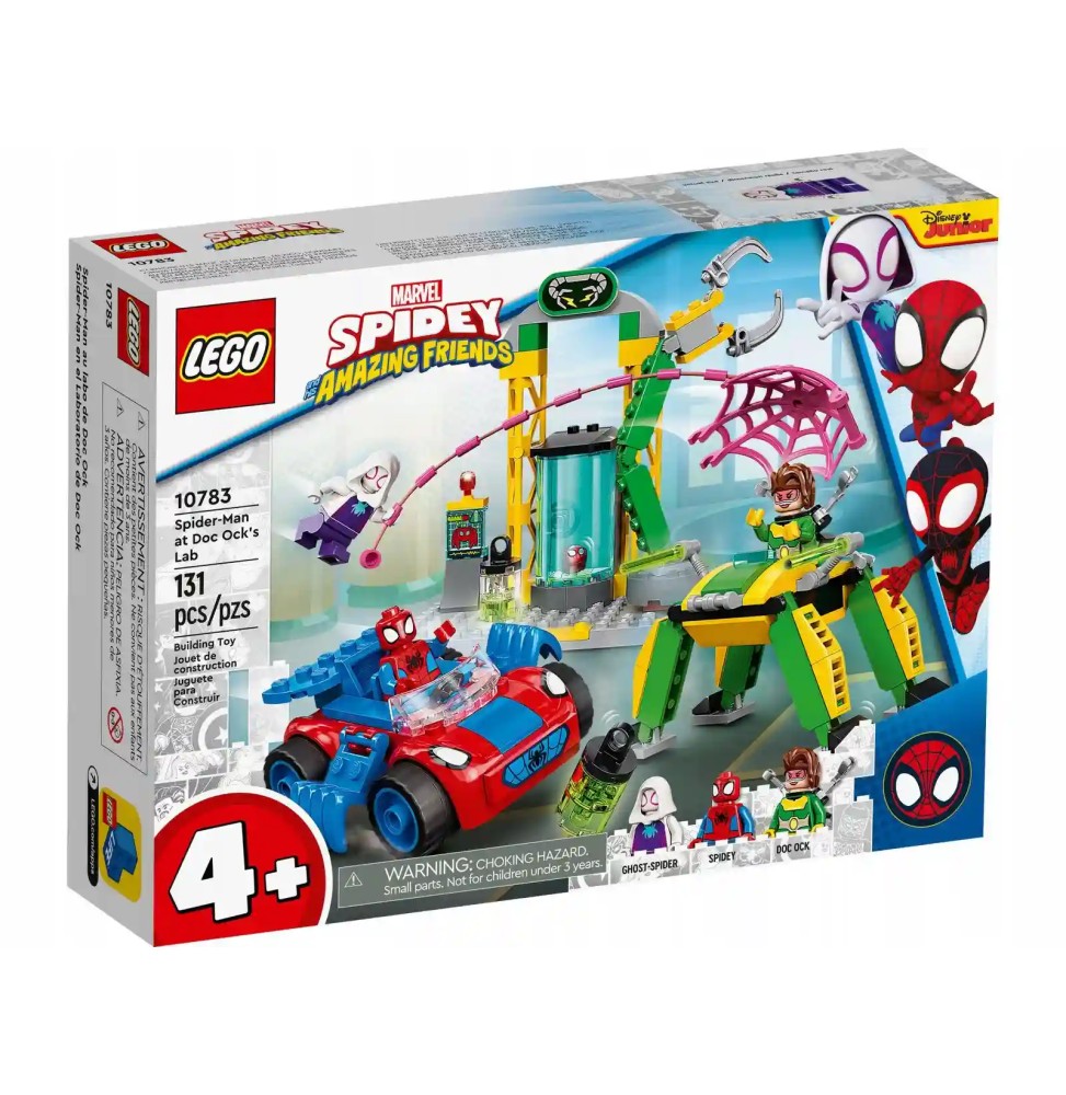 LEGO Spider-Man în Laboratorul Doca Ocka