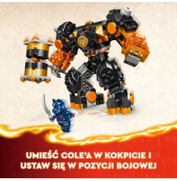 LEGO Mech Elementului Pământ Cole - Ninjago