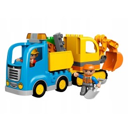 LEGO Duplo 10812 - Camion și excavator cu șenile