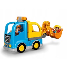 LEGO Duplo 10812 - Camion și excavator cu șenile