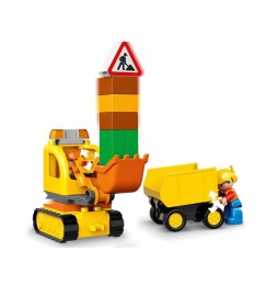 LEGO Duplo 10812 - Camion și excavator cu șenile