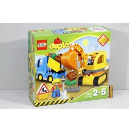 LEGO Duplo 10812 - Camion și excavator cu șenile