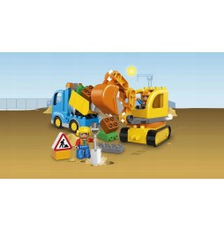 LEGO Duplo 10812 - Camion și excavator cu șenile