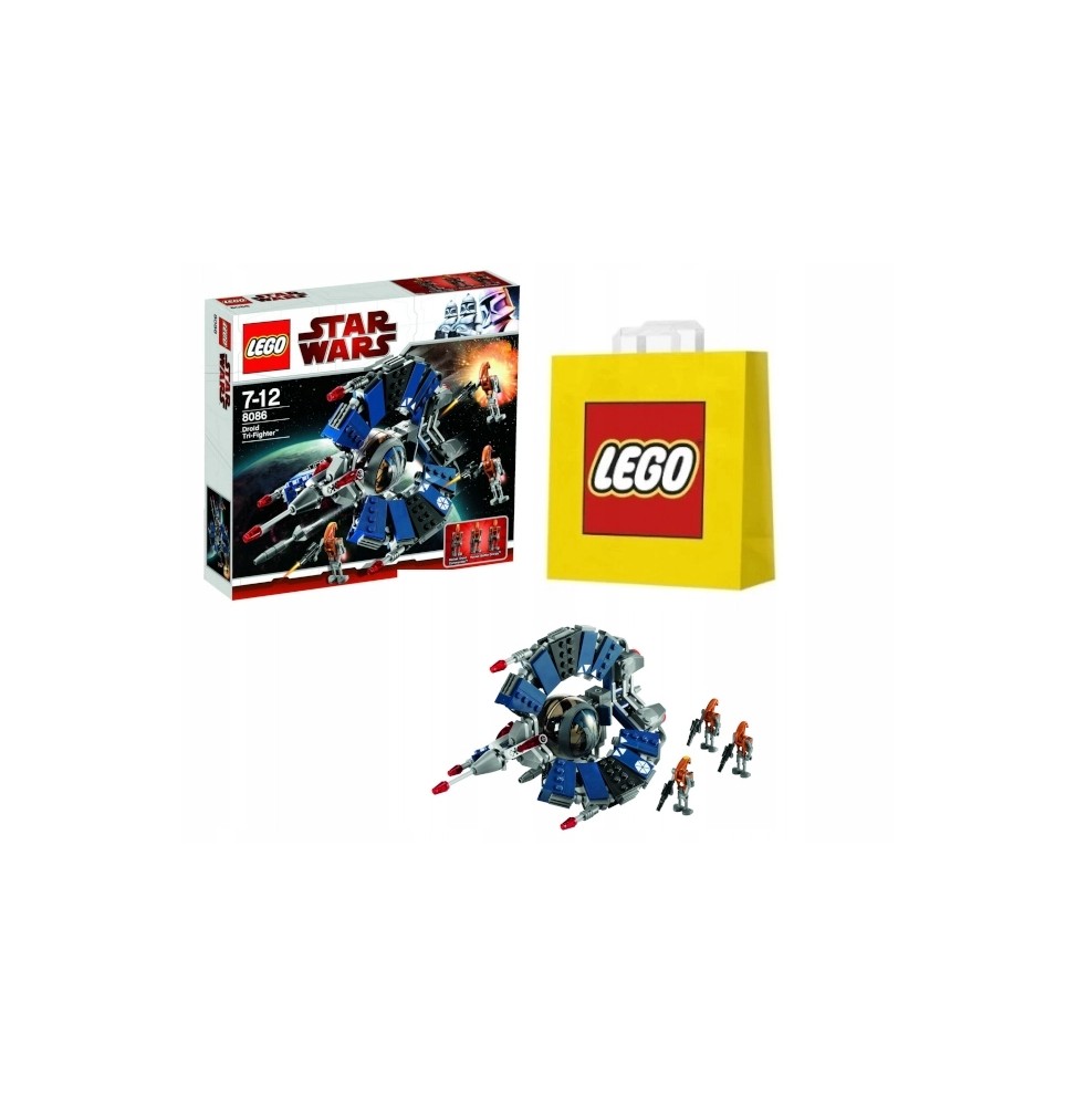 Lego Star Wars 8086 Droid Tri-Fighter cu geantă