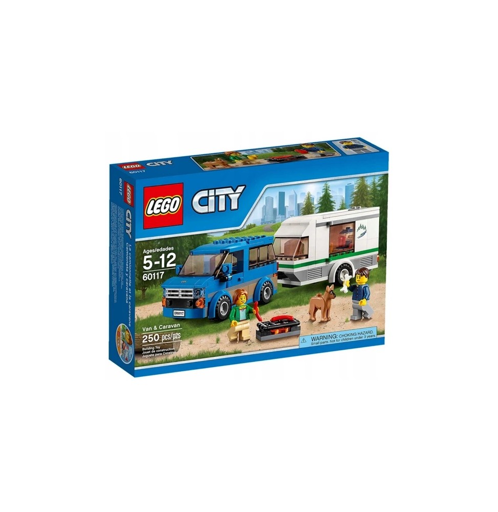 LEGO 60117 Van with Camper Trailer New