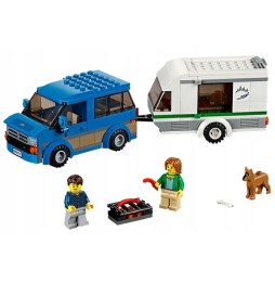 LEGO 60117 Van with Camper Trailer New