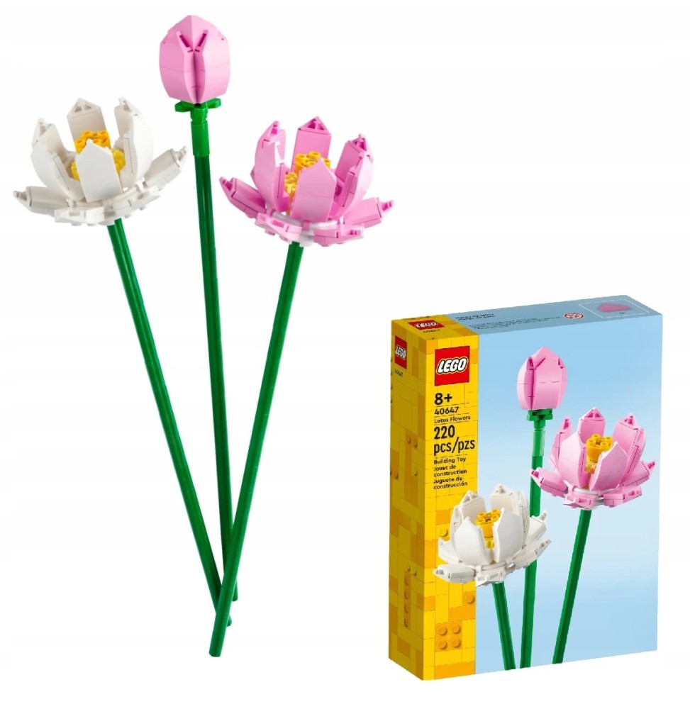 LEGO 40647 Lotus Flowers Gift for Kids