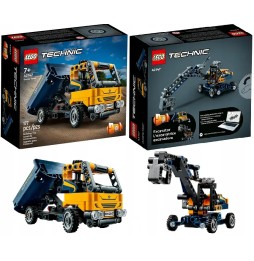 LEGO Technic 2-in-1 Dump Truck and Excavator 42147