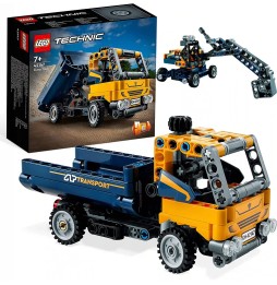 LEGO Technic 2-in-1 Dump Truck and Excavator 42147