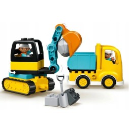 LEGO DUPLO Truck and Crawler Excavator