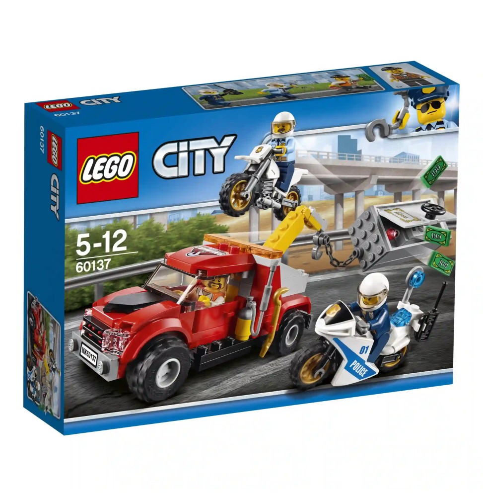 Cărți LEGO City 60137 Escortă Polițienească