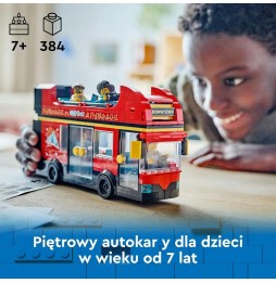 LEGO City Autobuz cu Etaj Roșu 42073