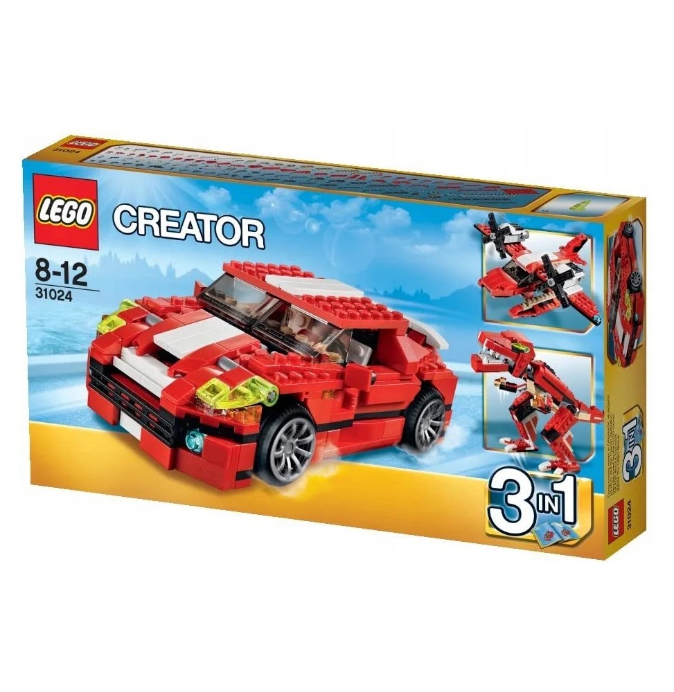 LEGO Creator 31024 Construcții Roșii 3in1