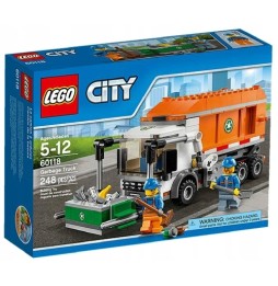 LEGO 60118 Camion de Gunoi City cu figurine