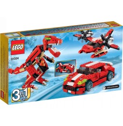 LEGO Creator 31024 Construcții Roșii 3in1