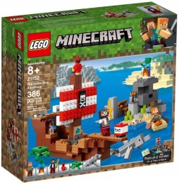 LEGO Minecraft aventura pe nava piraților 21152