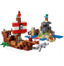 LEGO Minecraft aventura pe nava piraților 21152