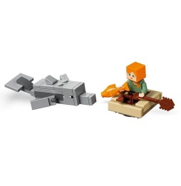 LEGO Minecraft aventura pe nava piraților 21152