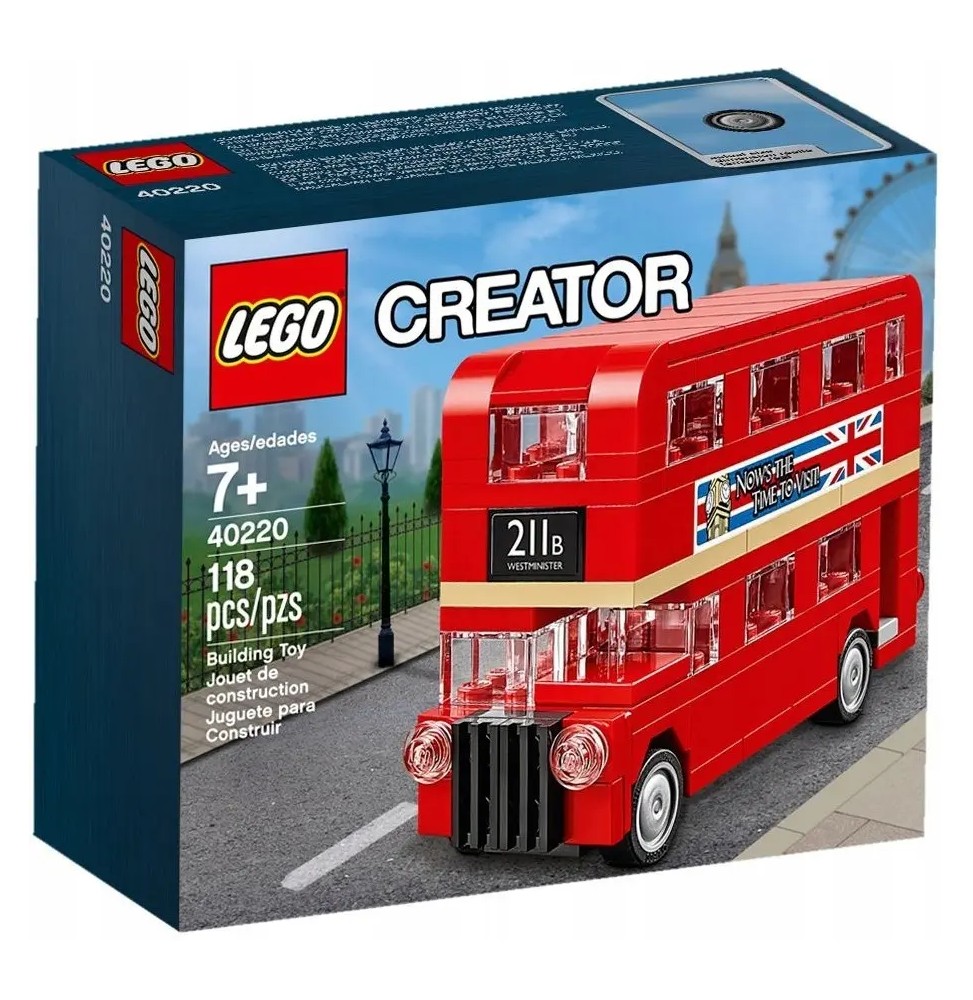 LEGO Creator London Bus 40220 - Kids Building Blocks