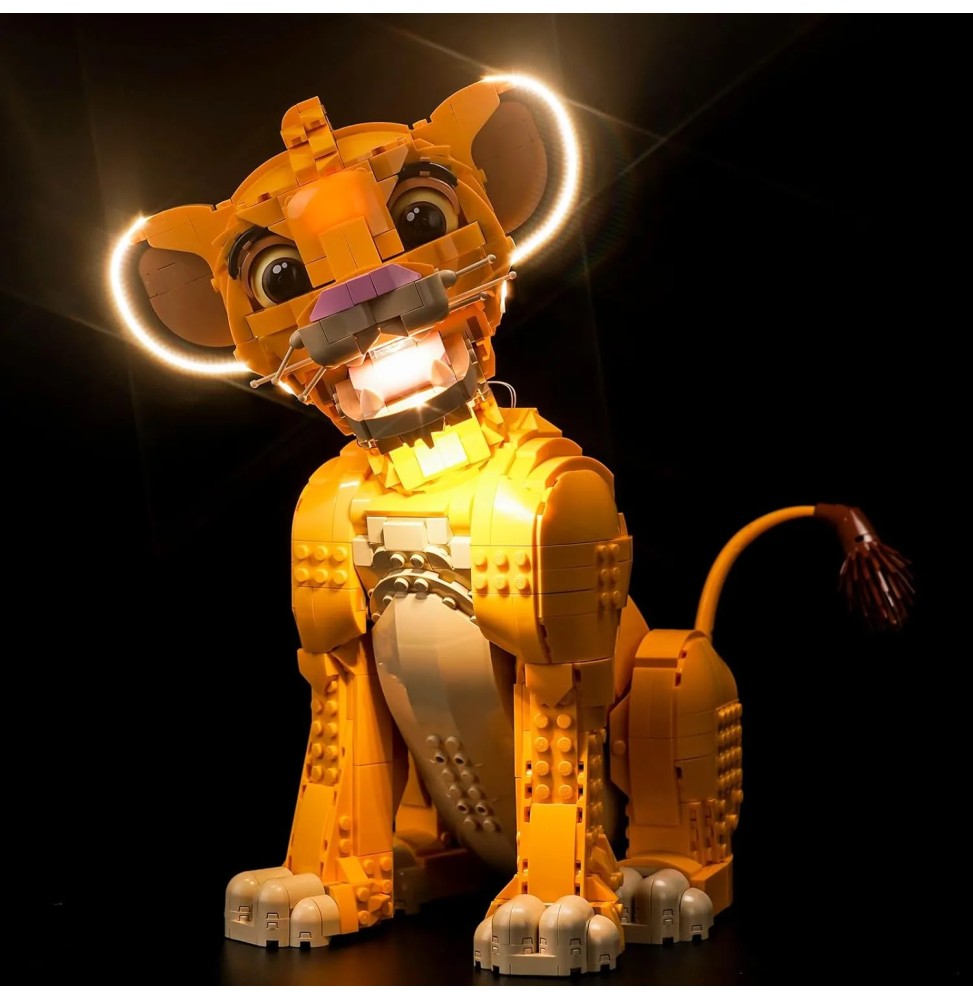 Iluminare LED pentru Lego Simba Regele Leu