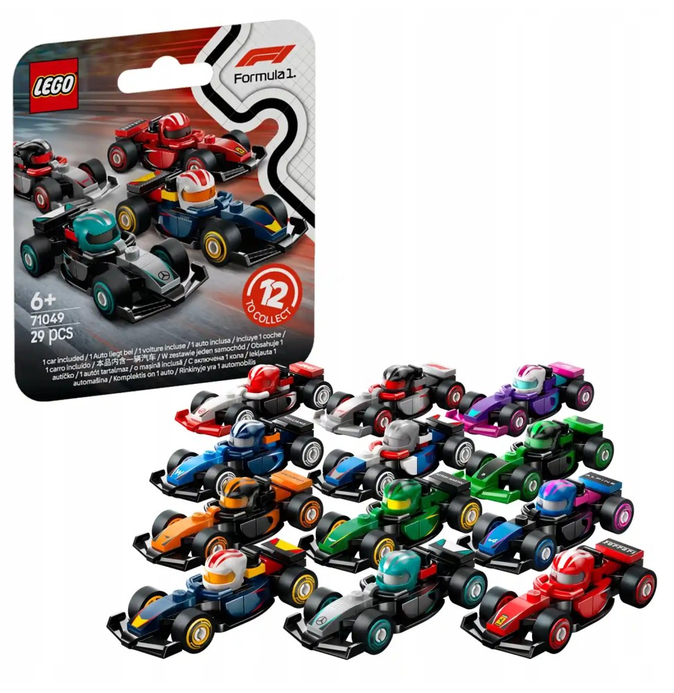 LEGO 71049 Boliduri Formula 1 12 bucăți