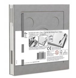 LEGO Notatnik z długopisem szary 52448