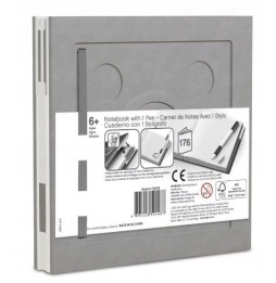 LEGO Notebook with Pen Gray 52448