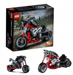 LEGO Technic motocicletă 2 în 1 set 7+