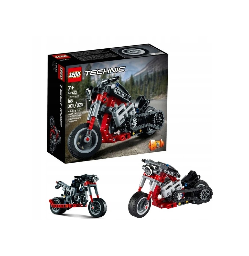 LEGO Technic motocicletă 2 în 1 set 7+