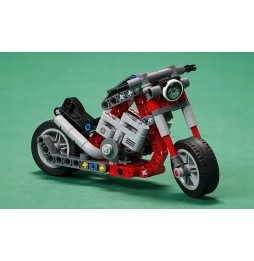 LEGO Technic motocicletă 2 în 1 set 7+