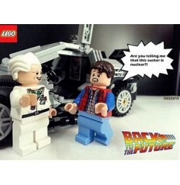 LEGO Ideas 21103 DeLorean set pentru copii