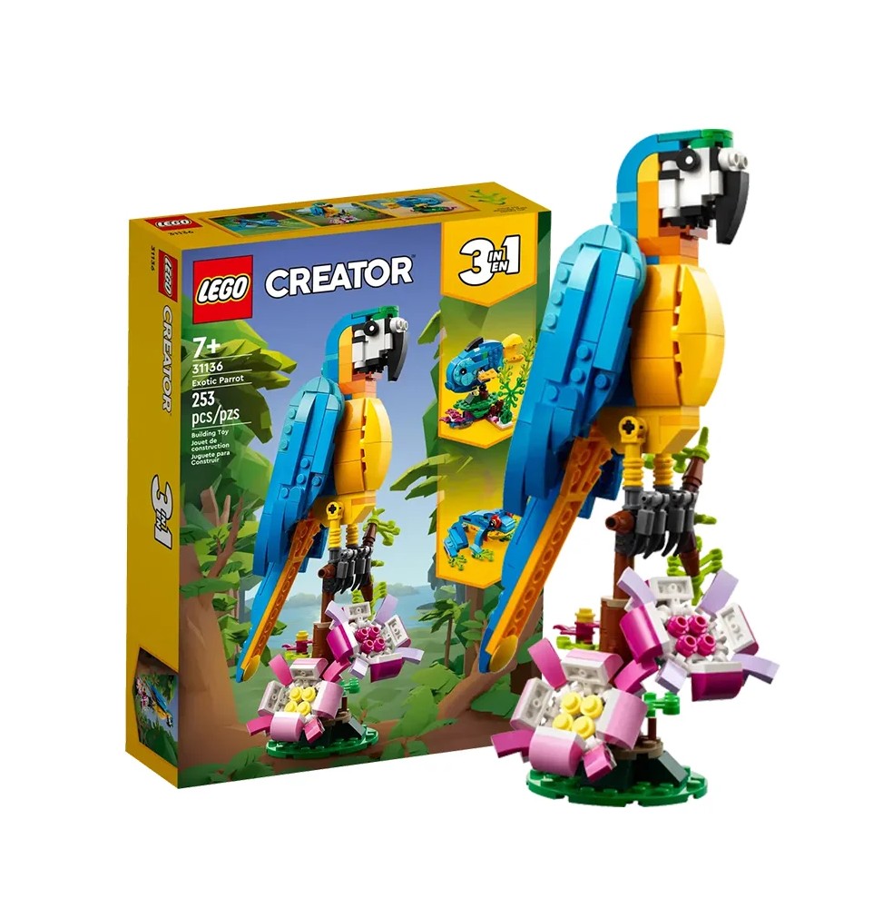 LEGO Creator 3 în 1 - Papagal Exotic