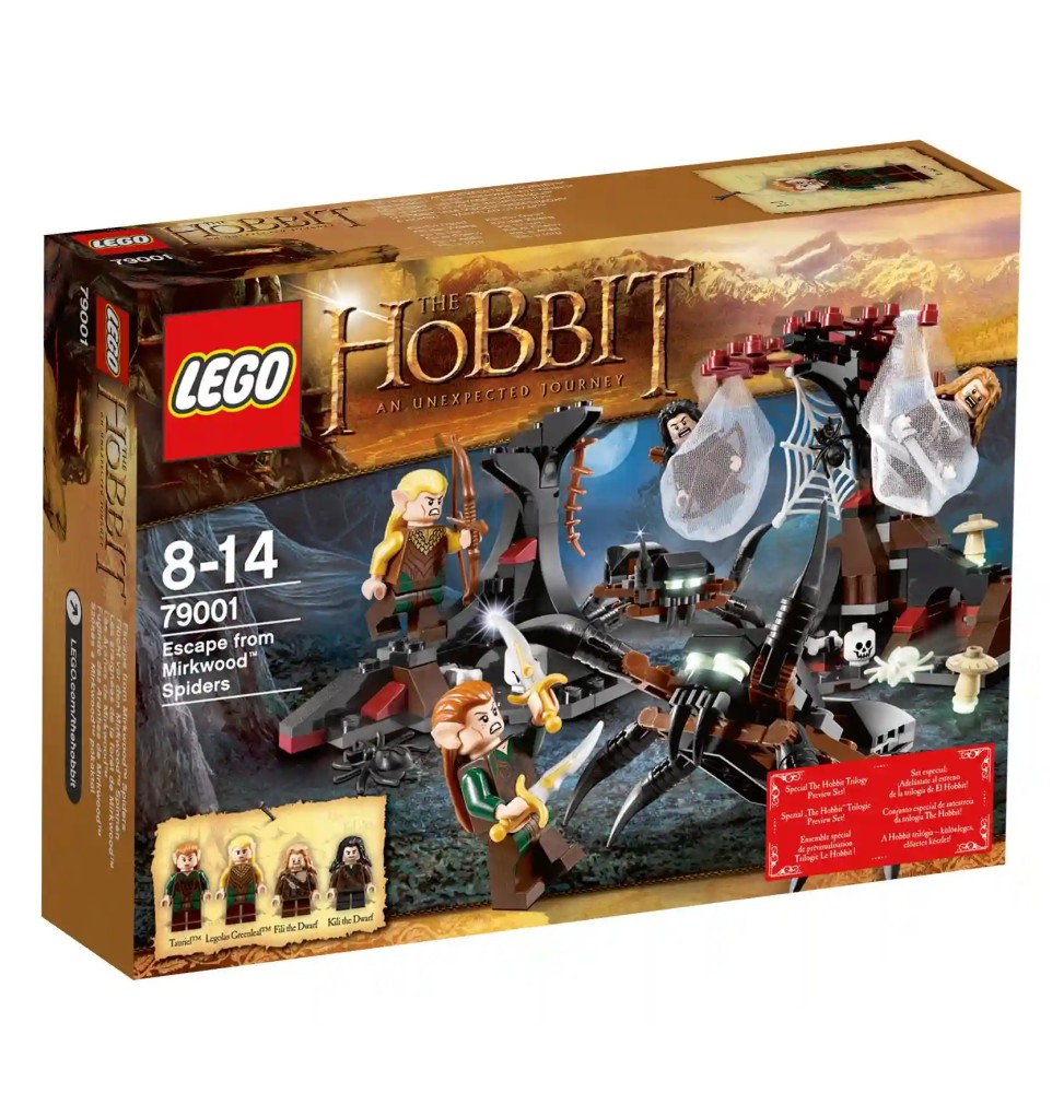 LEGO Hobbit Escape from Mirkwood Spiders