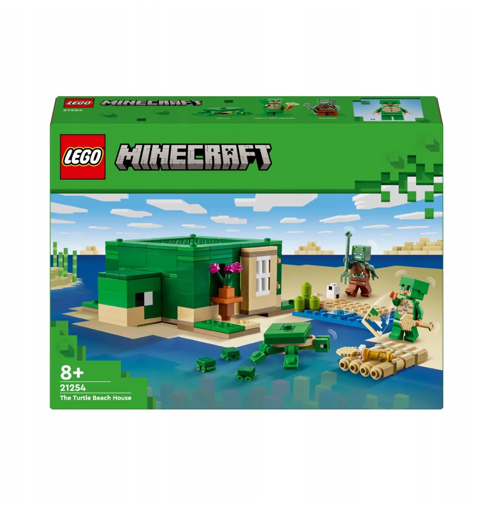 LEGO Minecraft Casa pe plajă cu țestoase 21254