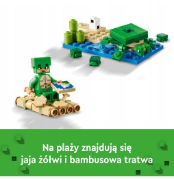 LEGO Minecraft Casa pe plajă cu țestoase 21254