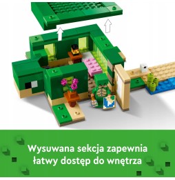 LEGO Minecraft Casa pe plajă cu țestoase 21254