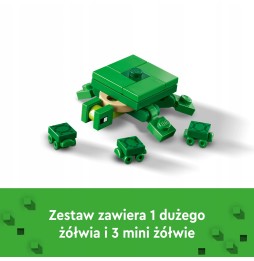 LEGO Minecraft Casa pe plajă cu țestoase 21254